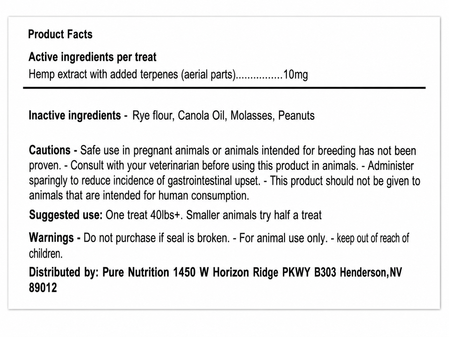 CBD Dog Treats