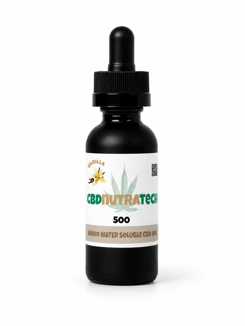 Nano Water-Soluble CBD Drops (500 Mg Vanilla)
