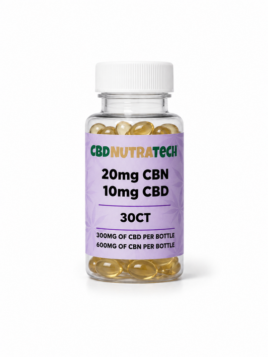 CBD + CBN Sleep Gel Capsules (900 Mg)